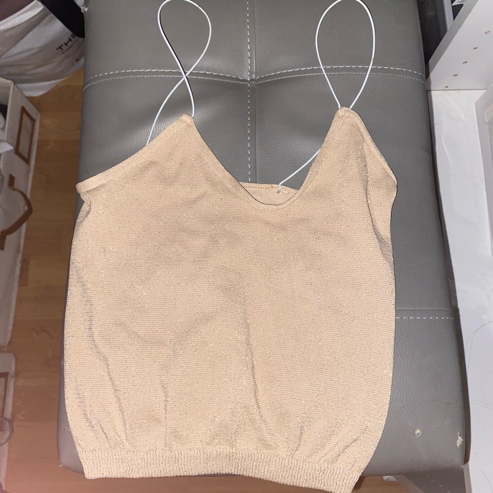 Free People intimates gold tank